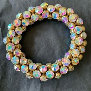 J. Crew Jewelry - J. Crew Iridescent Crystal Earrings and Bracelet J. Crew Jewelry - J. Crew Iridescent Crystal Earrings and Bracelet